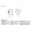 BOSCH Alternátor 0986034470