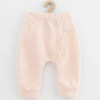 Dojčenské semiškové tepláky New Baby Suede clothes sivá Ružová 86 (12-18m)