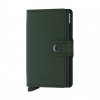 Secrid Miniwallet Matte - zelená/čierna MM-Green-Black