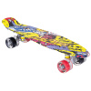 Pennyboard ENERO STREET-ART, 56 cm s LED kolieskami