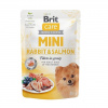 RIT BRIT Care Mini Rabbit&Salmon - vlhké krmivo pre psov - 85g