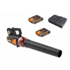 Píla na - WORX WG584E.9 40V (2x20V) Striedavé dúchadlo (Píla na - WORX WG584E.9 40V (2x20V) Striedavé dúchadlo)