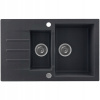 Kuchynská batéria - Kernau umývadlo kgs6079 1,5b1d čierny kovový kov 79x50 cm (Kuchynská batéria - Kernau umývadlo kgs6079 1,5b1d čierny kovový kov 79x50 cm)