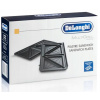 Grilovacie platne na sendviče pre hriankovač DeLonghi 5523110011, čierne, 2 kusy