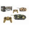 Teddies Tank RC 2ks 25cm plast na batérie so zvukom so svetlom v krabici 43x17x19cm
