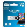 Goodram UTS2 USB kľúč 32 GB USB Typ-A 2.0 Čierna (UTS2-0320K0R11)