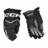 CCM Rukavice CCM Jetspeed FT8 JR, čierna-biela, Junior, 12