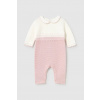 Detský bavlnený overal Mayoral Newborn 2601.2B.Newborn.9BYA ružová 75
