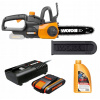 Píla - Videl akum. Worx WG322E.9 + WA3551.1 2,0 Ah + WA3860 (Píla - Videl akum. Worx WG322E.9 + WA3551.1 2,0 Ah + WA3860)