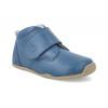 Barefoot kotníková obuv Blifestyle - babyRaccoon marine modré