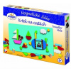 DETOA Drevené magnetické puzzle Krtko na cestách