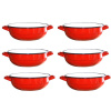 Perfect Home 02-25086 selské misky smalt, priemer 16 cm, 6 ks
