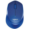 Logitech Počítačová myš M330 Silent Plus, modrá 910-004910