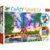 Trefl Crazy Shapes Obloha nad Paříží 600 dielov