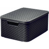 CURVER - Úložný box s vekom STYLE M, hnedý