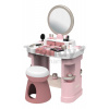 Kozmetický stolík s nastaviteľným zrkadlom My Beauty Dressing Table Smoby so stoličkou a 15 skrášľujúcimi doplnkami