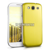 Výmenný kryt Samsung Galaxy S3 – Aluminium – žltá