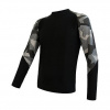 SENSOR MERINO IMPRESS pánské triko dl.rukáv černá/camo 19200020-00