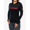 Mikina Sensor Merino Upper Fleece Hooded - black mountains