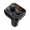 Bluetooth / MP3 / FM modulátor bezdrôtový s USB / SD portom do CL s Bass Booster, diaľkovým ovládačom