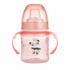 Canpol Babies tréningový hrnček so širokým hrdlom 120 ml Exotic Animals ružový