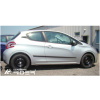 Ochranné lišty dverí Peugeot 208 3D 12R, MODEL F-18