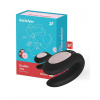 Satisfyer Double Joy Partner Vibrator Black