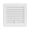 HACO Mriežka vetracia so žalúziou VM, 150 x 150 mm UB, biela 0213
