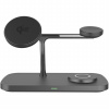 AppleKing t255 Qi2 3v1 magnetický bezdrôtový stojan pre iPhone / Apple Watch / AirPods - 15W - čierny - možnosť vrátiť tovar ZADARMO do 30tich dní
