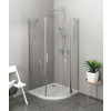 Polysan Polysan, ZOOM LINE štvrťkruhová sprchová zástena 900x900mm, číre sklo, pravá, ZL2615R