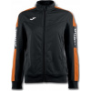 Joma Dámska tréningová bunda JACKET CHAMPIONSHIP IV BLACK-ORANGE WOMAN Veľkosť: L