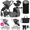 Petite&Mars Icon RWS 2v1 Dove Grey XXL Cybex Aton B2 i-Size Základňa k autosedačke