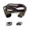 Oem Kabel síťový prodlužovací 230V 1m, černý (pro zdroj, monitor)