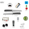 KEY FASTLINE pre bránu do 3m/krídlo,2x SUB-44WR,1xCT-14AB2F,1xRX4, FT-32,1xLED24 (pre dvojkrídlovú bránu do 3m / krídlo,)