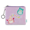 SQUISHMALLOWS peněženka - mix fialová