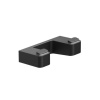 Ravak 10° black Dvojháčik TD 100.20, Čierna matná X07P554
