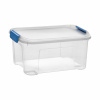 Tontarelli COMBI BOX 13 l s klipmi - transparent / modrá 8034808ABM