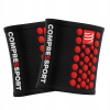 Wrawstek Band Compressport SweatBands 3d.Dot Black and Red R. (Terry Compressport Sweatsbands 3d.dot zápästie)