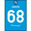 Superfutbal Maketa dresu SSC Neapol, modrá Rozmer: A3, Meno a číslo: Lobotka 68