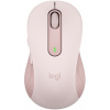 Logitech M650 L Signature, bezdrôtová myš, ružová 910-006237