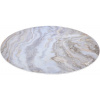 AROZZI Zona Floorpad White Marble/ ochranná podložka na podlahu/ kulatá 121 cm průměr/ design bílý mramor AZ-ZONA-PAD-WTM