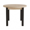 Okrúhly rozkladací jedálenský stôl STL 52/1 - 100-140 cm