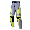 Nohavice RACER VEIL, ALPINESTARS, detské (sivá/žltá fluo, veľ. 24)