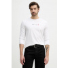 Bavlnené tričko s dlhým rukávom Tommy Hilfiger MW0MW41454 biela XL