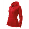 MALFINI® Mikina dámska Trendy Zipper červená Veľkosť: XL 4110716