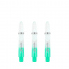 XQMax Darts Násadky Gradient with Logo - short - clear green