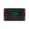 Digitálny voltmeter s ukazovateľom stavu batérie 6/12/24V