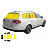 Slnečné clony pre Volkswagen Passat B6 6 kusov
