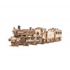 Ugears | Ugears - 3D drevenené mechanické puzzle Harry Potter Rokfortský expres | DV0124