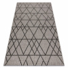 Eoshop KOBEREC SIZAL FLOORLUX 20508 stříbrný / Černá TROJÚHELNÍK (Velikost: 140x200 cm)